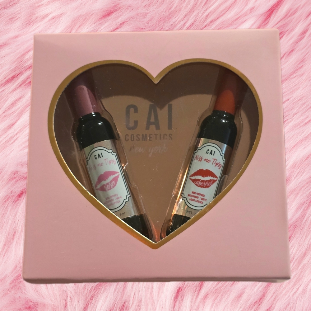 CAI Cosmetics - Wine-Inspired Matte Liquid Lipstick Set